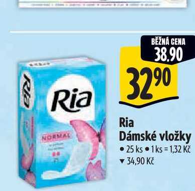   Ria Dámské vložky 25 ks 