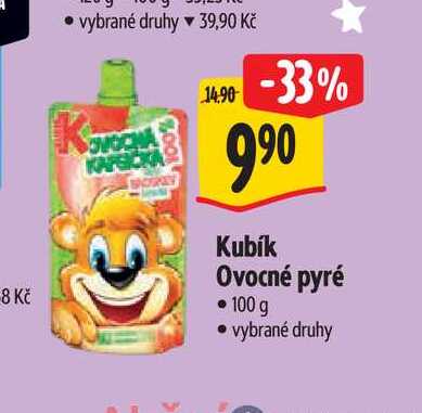   Kubík Ovocné pyré 100 g 
