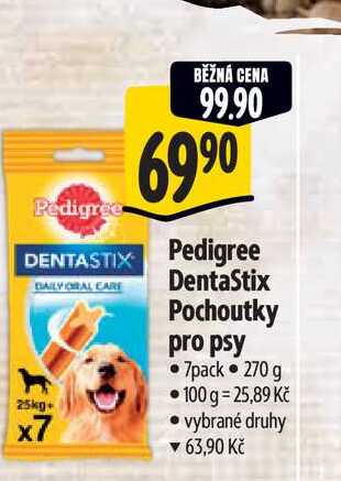   Pedigree Dentastix Pochoutky pro psy 7pack 270 g 