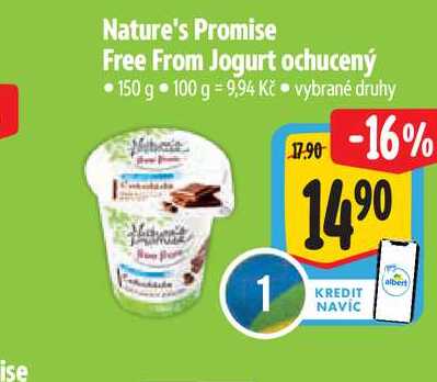  Nature's Promise Free From Jogurt ochucený  150 g 