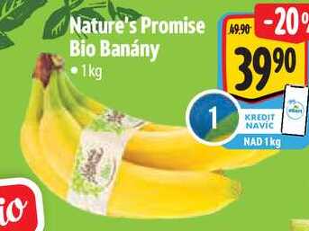 Nature's Promise Bio Banány, 1 kg