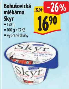 Bohušovická mlékárna Skyr, 130 g