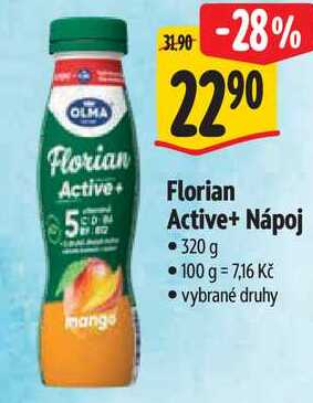Florian Active+ Nápoj, 320 g