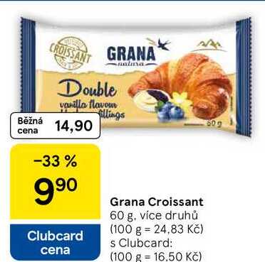 Grana Croissant, 60 g, více druhů  