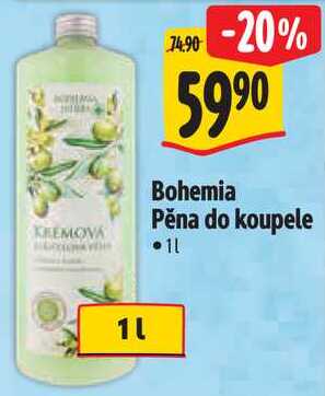 Bohemia Pěna do koupele, 1 l