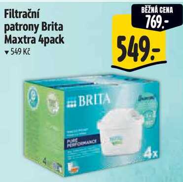 Filtrační patrony Brita Maxtra 4pack 