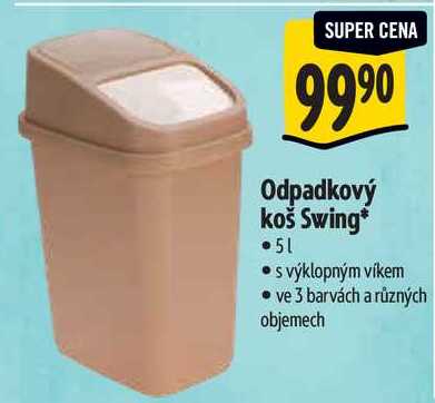 Odpadkový koš Swing* 