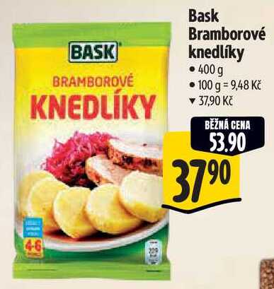 Bask Bramborové knedlíky, 400 g