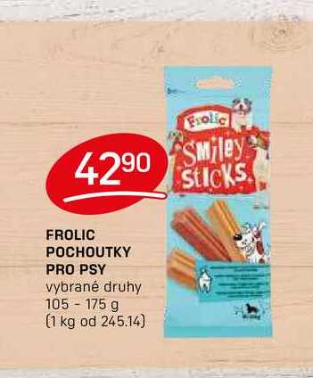 FROLIC POCHOUTKY PRO PSY vybrané druhy 105-175 g