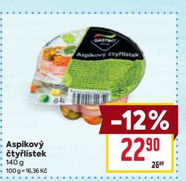 Aspikový čtyřlístek 140 g