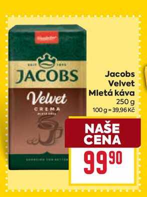 Jacobs Velvet Mletá káva 250 g 