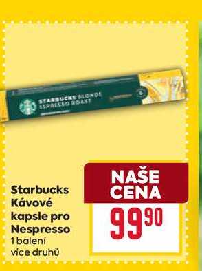 Starbucks Kávové kapsle pro Nespresso 1 balení