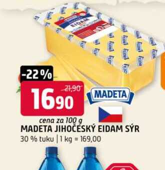 MADETA JIHOČESKÝ EIDAM SÝR 100 g