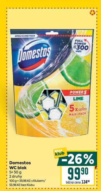 Domestos WC blok 5x 50 g 