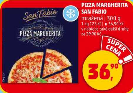 PIZZA MARGHERITA SAN FABIO mražená, 300 g   