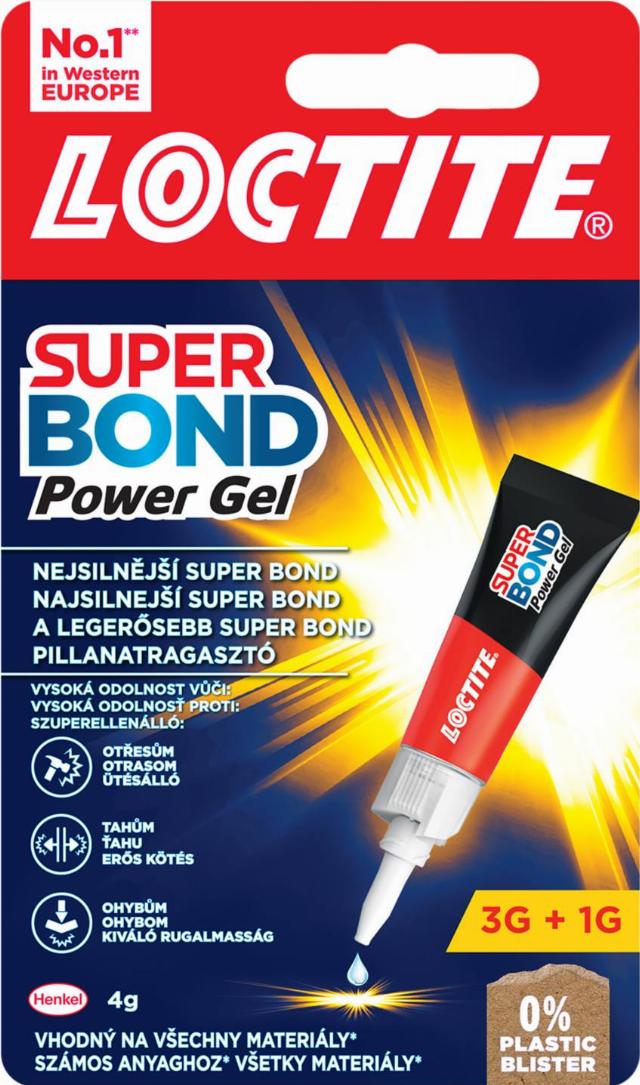 LOCTITE Loctite super bond power gel hmotnost: 4g
