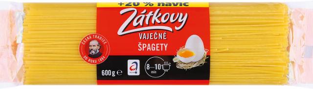 Zátkovy vaj. těst. Vaječné těstoviny