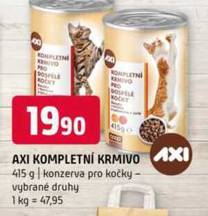 AXI KOMPLETNÍ KRMIVO 415 g