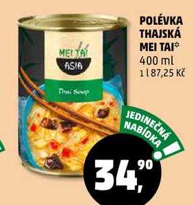 POLÉVKA THAJSKÁ MEI TAI, 400 ml 