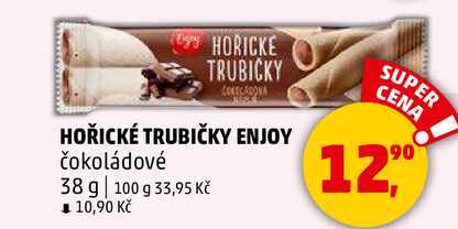HOŘICKÉ TRUBIČKY ENJOY čokoládové, 38 g 