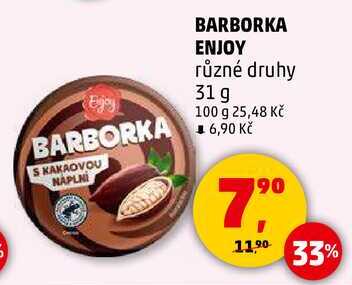 BARBORKA ENJOY různé druhy, 31 g 