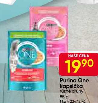 Purina One kapsička různé druhy 85 g