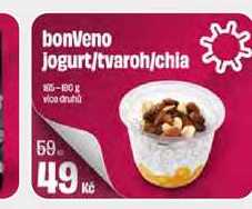 bonVeno jogurt/tvaroh/chia 100g