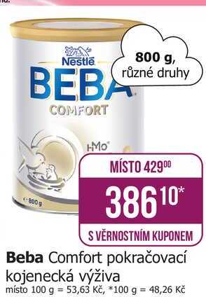 Beba Comfort pokračovací kojenecká výživa 800g