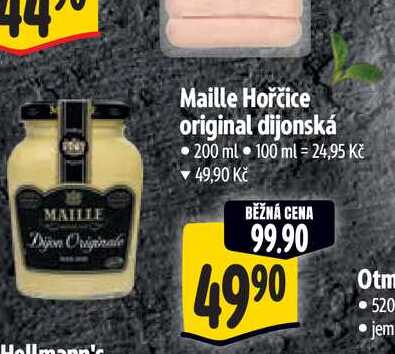  Maille Hořčice original dijonská 200 ml  