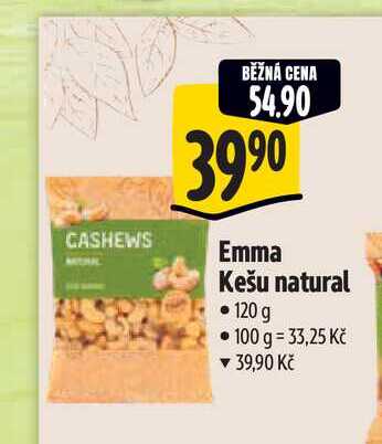   Emma Kešu natural 120 g  