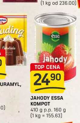 JAHODY ESSA KOMPOT 410 g p.p. 160 g