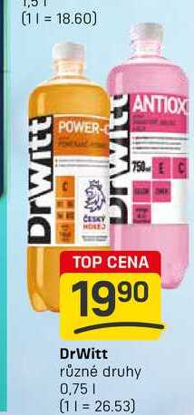 DrWitt různé druhy 0,75l