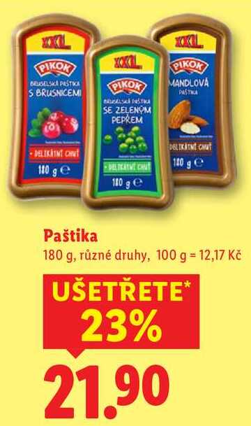 Paštika, 180 g