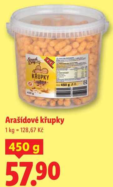 Arašídové křupky, 450 g