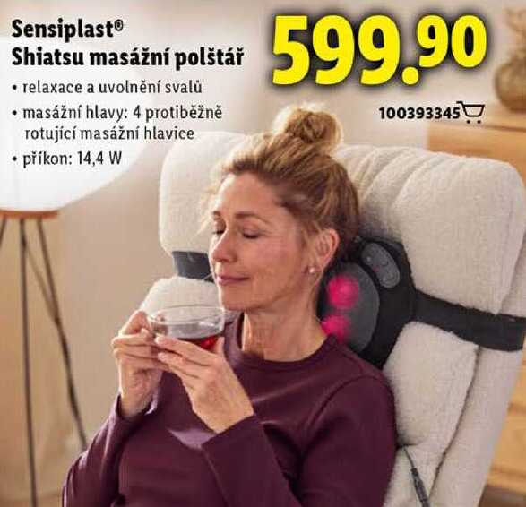 Sensiplast® Shiatsu masážní polštář 