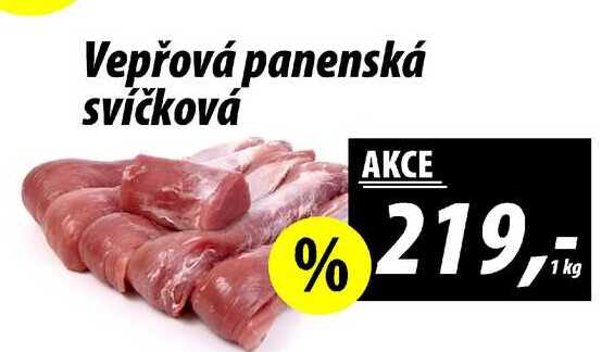 Vepřová panenská svíčková, 1 kg