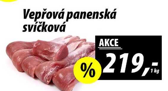 Vepřová panenská svíčková, 1 kg 
