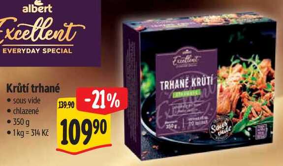 Krůtí trhané, 350 g