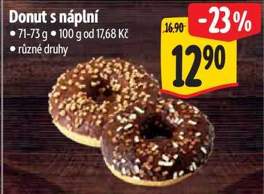 Donut s náplní, 71-73 g 