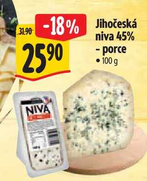 Jihočeská niva 45% - porce, 100 g