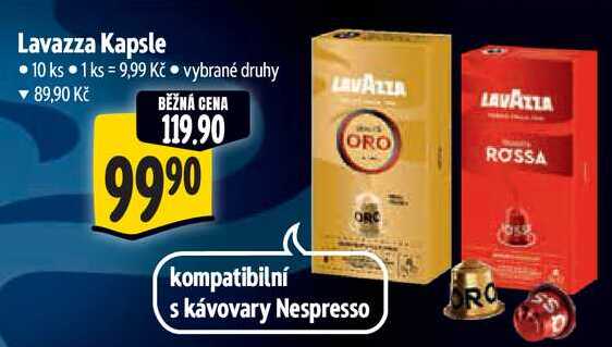 Lavazza Kapsle, 10 ks