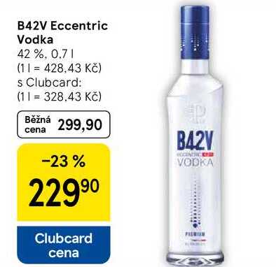 B42V Eccentric Vodka 42%, 0.7 l