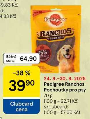 Pedigree Ranchos, 70 g 