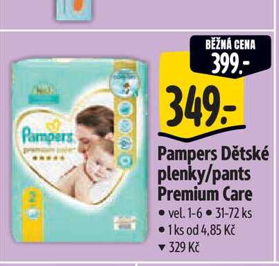   Pampers Dětské plenky/pants Premium Care  31-72 ks 