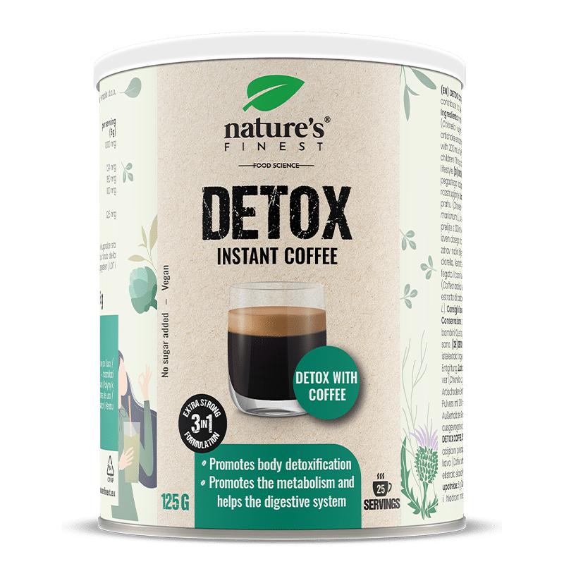 Detox Coffee | Detox Gewichtsverlust | Verbesserte Verdauung | Energie | Mariendistel, Artischocke, Chlorella | Premium Arabica