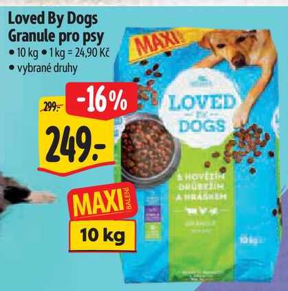 Loved By Dogs Granule pro psy, 10 kg 