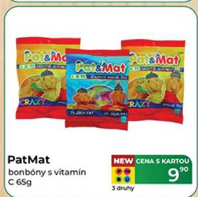 PatMat bonbóny s vitamín C 65g 