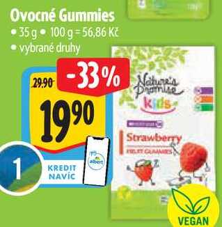 Ovocné Gummies, 35 g
