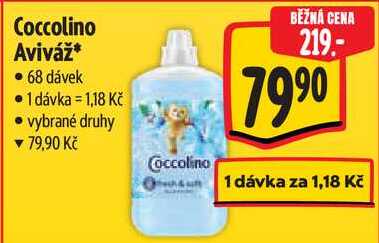 Coccolino Aviváž, 68 dávek 