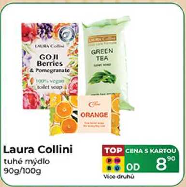 Laura Collini tuhé mýdlo 90g/100g  